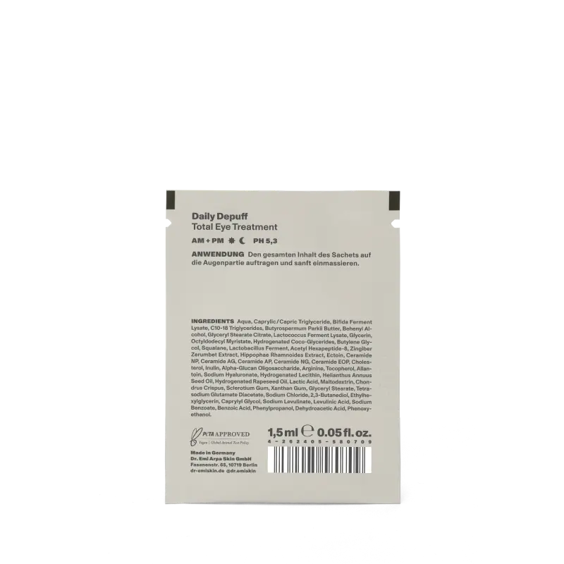 DR. EMI ARPA SKIN Daily Depuff Augencreme Eye Treatment Probe