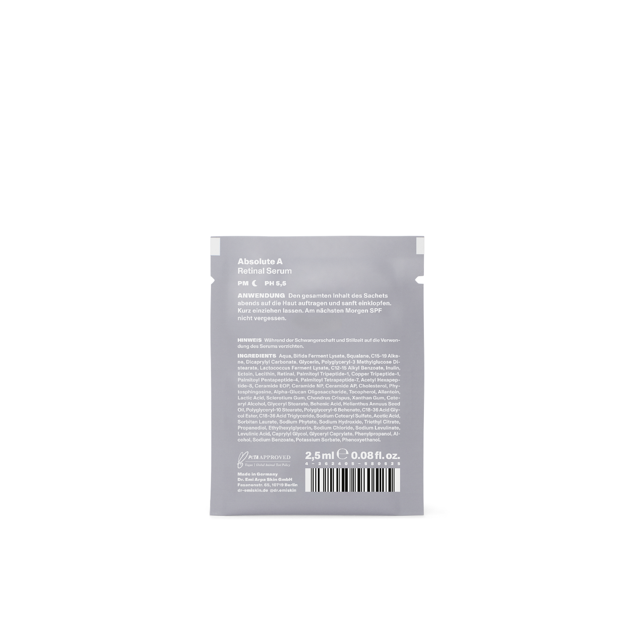 DR. EMI ARPA SKIN Retinal Serum Sachet Probe
