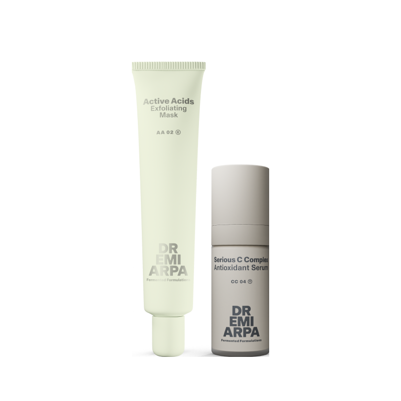 DR. EMI ARPA SKIN Antioxidant Serum Vitamin C Exfoliating Acid Mask