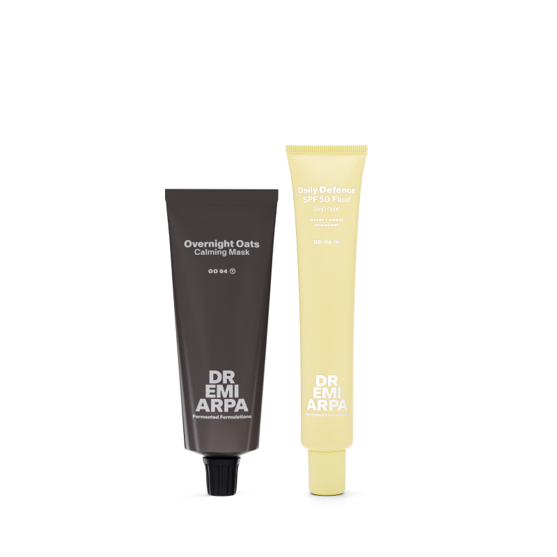 Overnight Oats + Daily Defence SPF 50