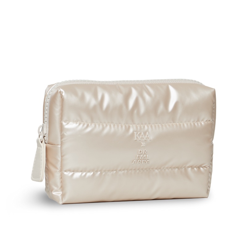 Petite Puffer Beauty Bag x KAA Cosmetics