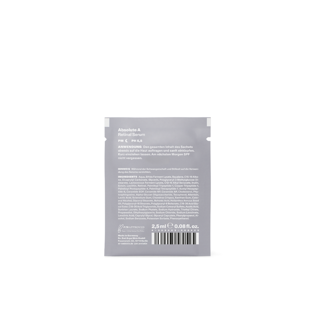 DR. EMI ARPA SKIN Retinal Serum Sachet Probe