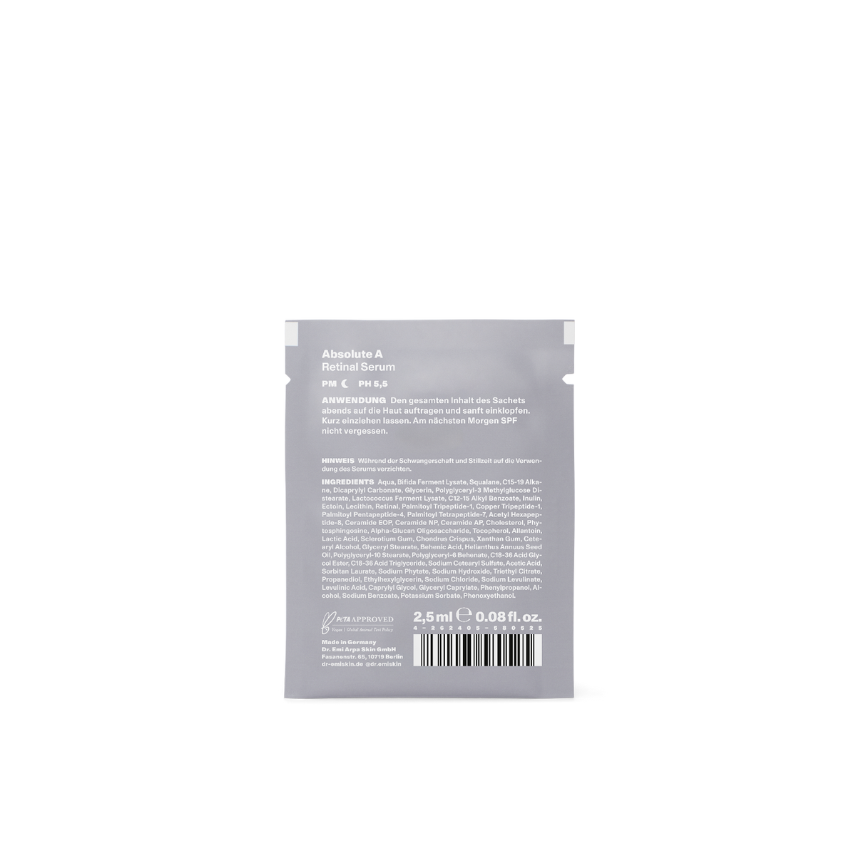 DR. EMI ARPA SKIN Retinal Serum Sachet Probe