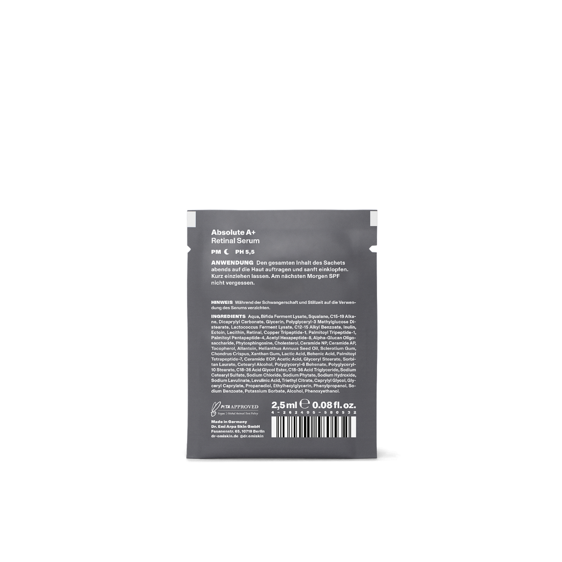 DR. EMI ARPA SKIN Retinal Serum Sachet Probe