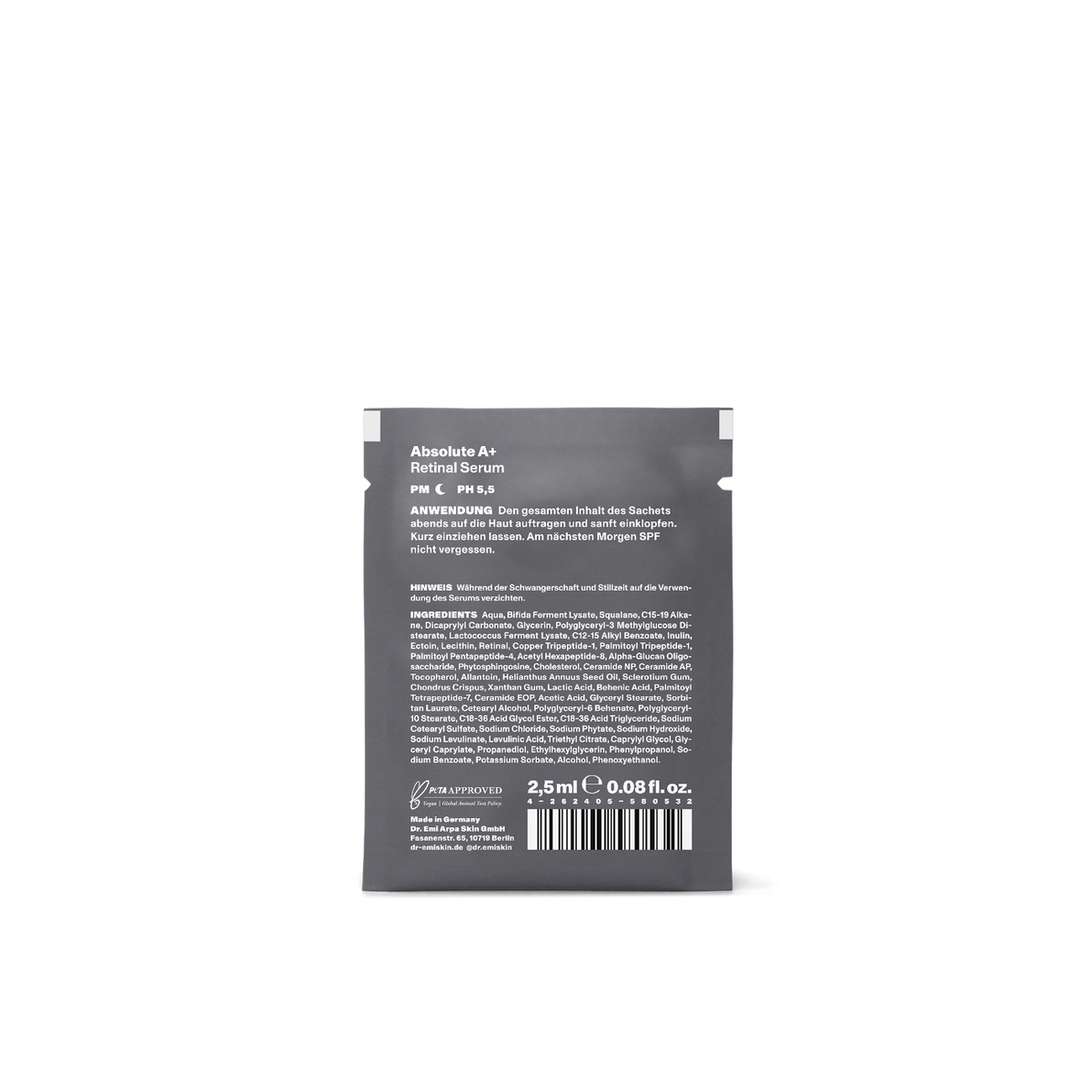 DR. EMI ARPA SKIN Retinal Serum Sachet Probe
