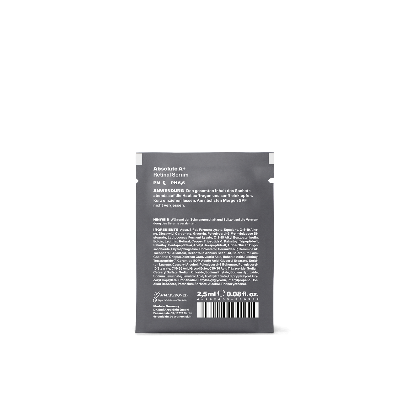 DR. EMI ARPA SKIN Retinal Serum Sachet Probe