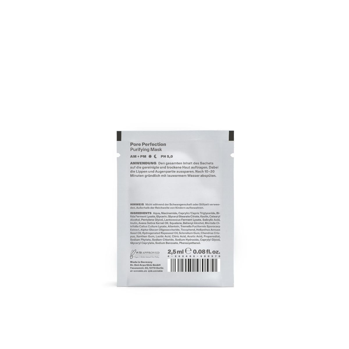 DR. EMI ARPA SKIN Pore Perfection Purifying Mask Sachet Probe